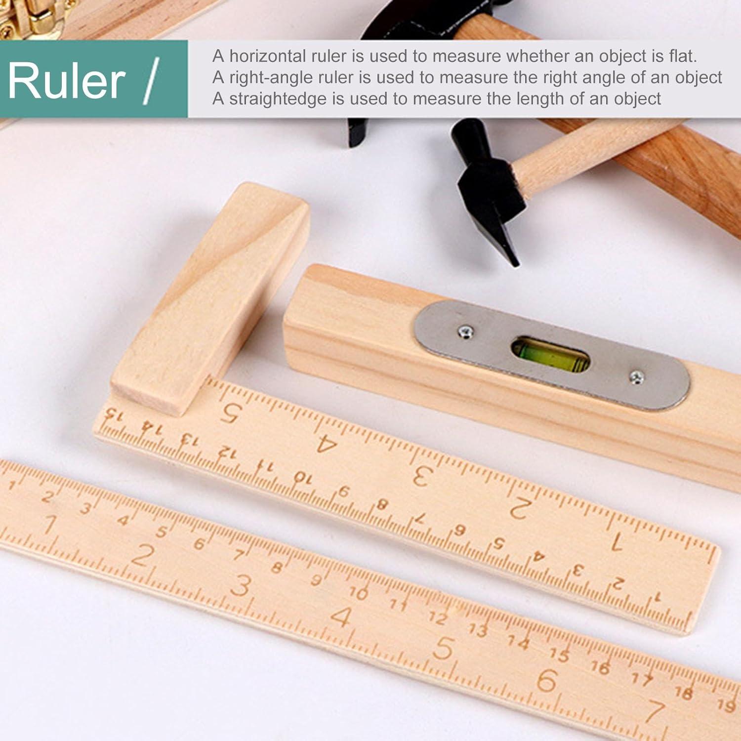 image:imageEnsemble doutils pour ensemble doutils de jeu en bois Activits dapprentissage prscolaire en construction Jouets doutils dapprentissage en bois pour toutpetits avec bote pour filles et g
