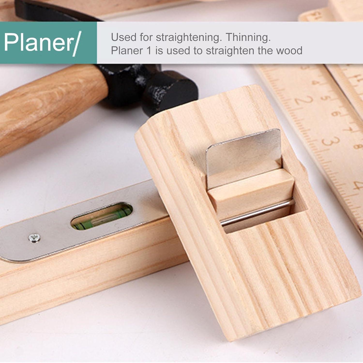 image:imageEnsemble doutils pour ensemble doutils de jeu en bois Activits dapprentissage prscolaire en construction Jouets doutils dapprentissage en bois pour toutpetits avec bote pour filles et g