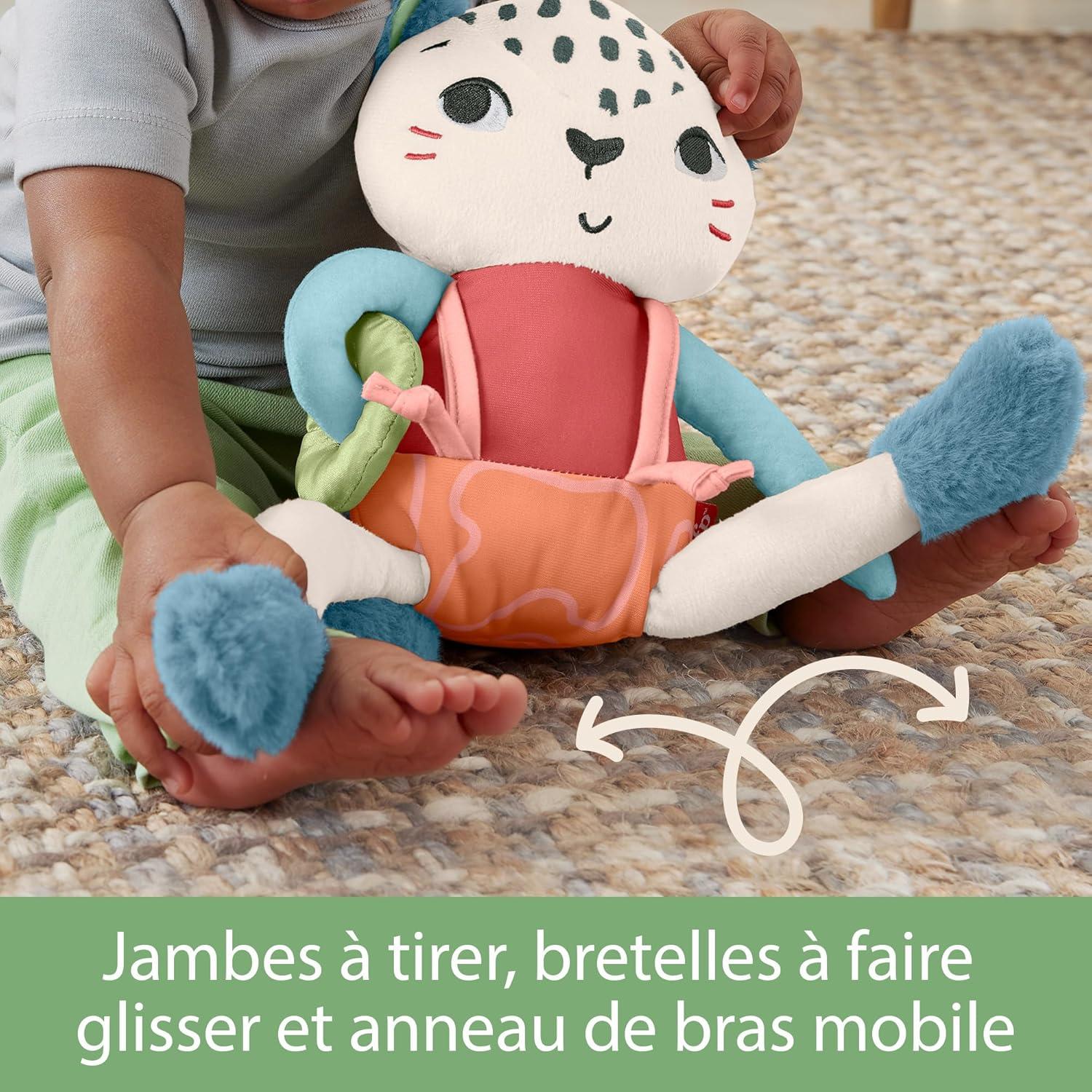 image:imageFisherPrice Jouet veil Tembo Peluche Mon Doudou Elphant Pour Poussette 90 Plastiques Recycls PostConsommation Emballage Certifi Fsc Jouet Bb A Partir De 3 Mois HKD63Lopard