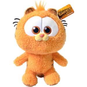 Animagic – Peluche Baby Garfield – Peluche Chat Garfield Toute Douce en Version Bébé – Orange – pour Les Enfants Fan du Célèbre Chat Endormi – Héros de BD – Idée Cadeau Anniversaire/Noël dès 2 Ans(Bébé Garfield)