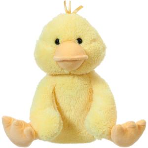 Apricot Lamb Doudou canard en velours 30 cm – Jouet en peluche pour enfants et bébés – Peluche moelleuse pour jouer, cadeau et câliner – Doudou confortable – Canard(Jaune)