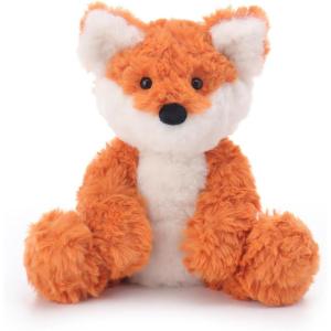 Apricot Lamb Peluche renard 30 cm – Jouet en peluche pour enfants et bébés – Peluche moelleuse pour jouer, cadeau et câliner – Doudou confortable – Renard jaune(S)