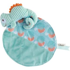 Chicco Maxi Doudou, Peluche en Velours Doux en Forme d&rsquo;ours, avec Musique Classique et New Age, Peluche Nouveau-né, Doux à Câliner, Lavable en Machine, Jouet Nouveau-né 0+ Mois, Bleu(My Sweet Doudou Caméléon)
