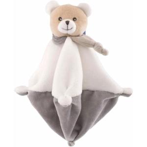 Chicco Maxi Doudou, Peluche en Velours Doux en Forme d&rsquo;ours, avec Musique Classique et New Age, Peluche Nouveau-né, Doux à Câliner, Lavable en Machine, Jouet Nouveau-né 0+ Mois, Bleu(Traditionnel)