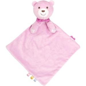Chicco Maxi Doudou, Peluche en Velours Doux en Forme d&rsquo;ours, avec Musique Classique et New Age, Peluche Nouveau-né, Doux à Câliner, Lavable en Machine, Jouet Nouveau-né 0+ Mois, Bleu(Maxi Doudou Ours Rose)